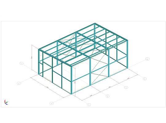 Model konstrukcja stalowa