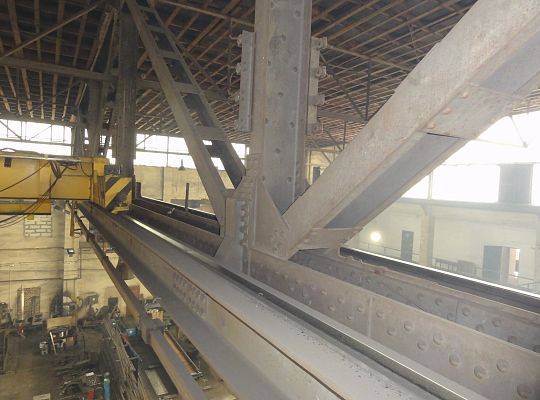 Ekspertyza techniczna konstrukcji istniejącej hali produkcyjnej