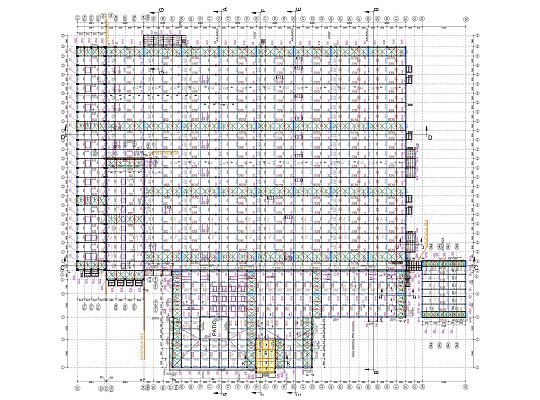 Rzut konstrukcji dachu